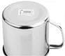 12cm Stainless Steel Travel Mug with Handle and Lid 7