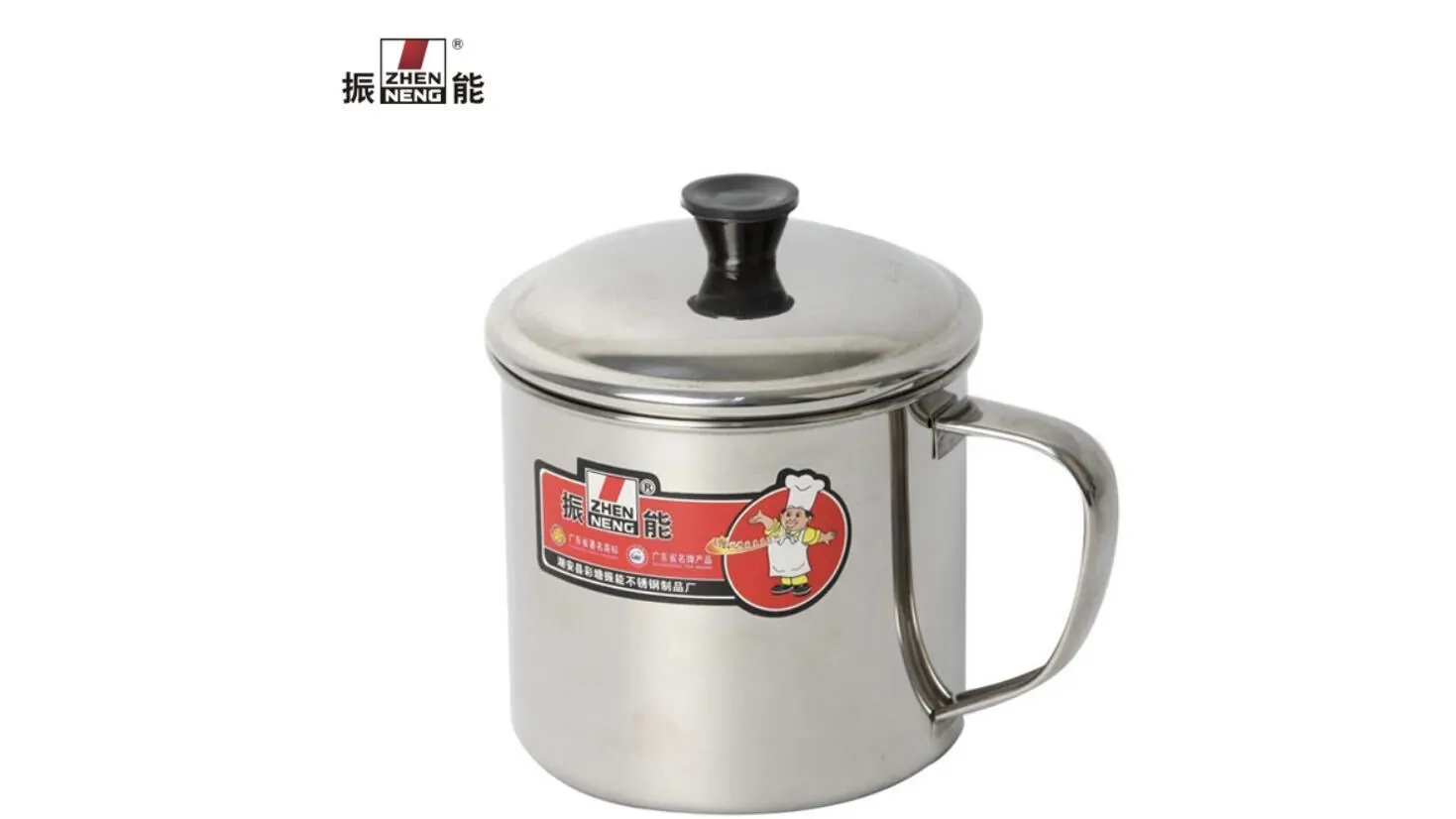 Best 8cm outdoor stainless steel tea coffee water cup with lid and handle portable travel camping Company - ZHENNENG 1