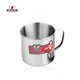 13cm Stainless Steel Water Cup with Handle and Cover - Customizable Specs. 6