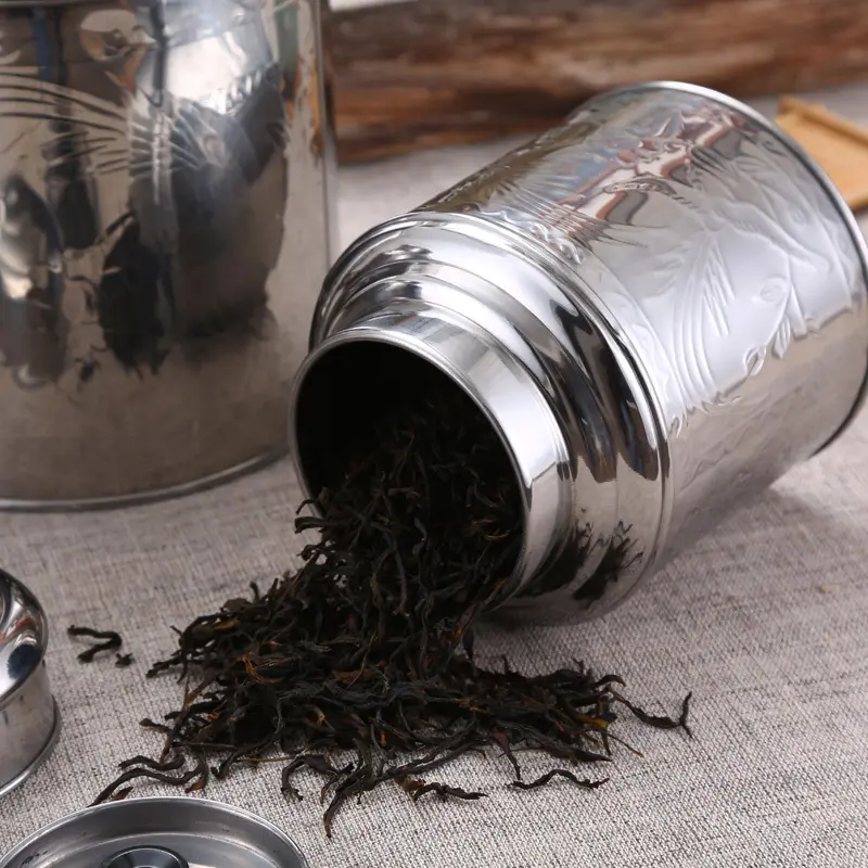 Large Size Stainless Steel Tea Canister by ZHENNENG 5