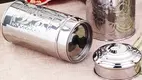 400g Stainless Steel Tea Canister with Classical Pattern 2