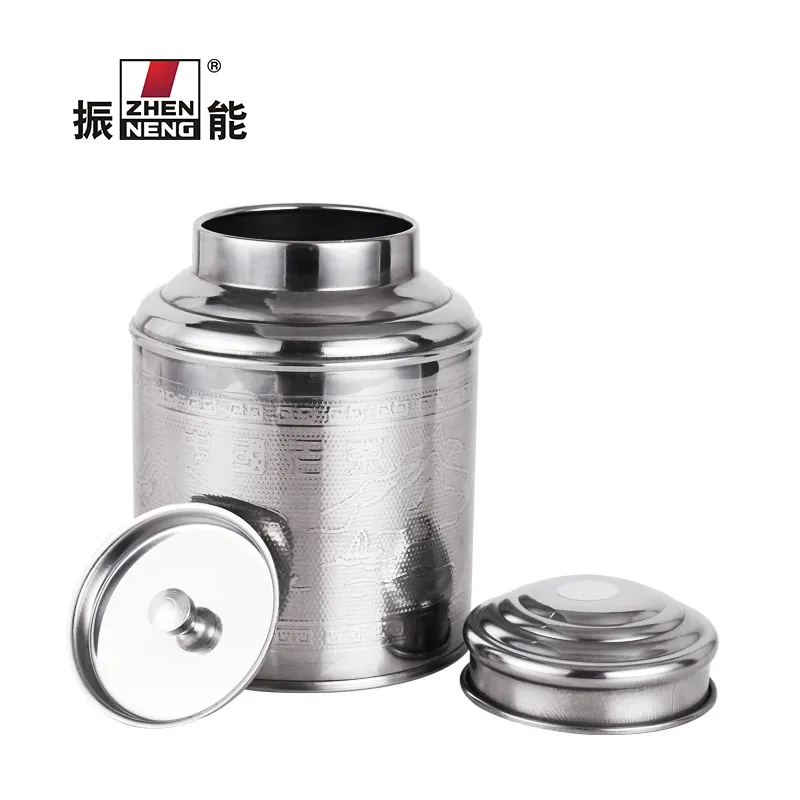 100g Stainless Steel Tea Tin – Small, Customizable, High-Quality Container 2