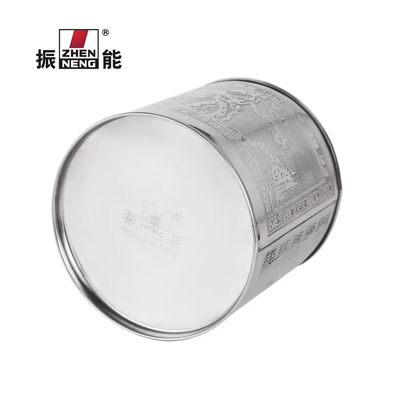 Stainless Steel Tea Tin - 150g Small Canister 7