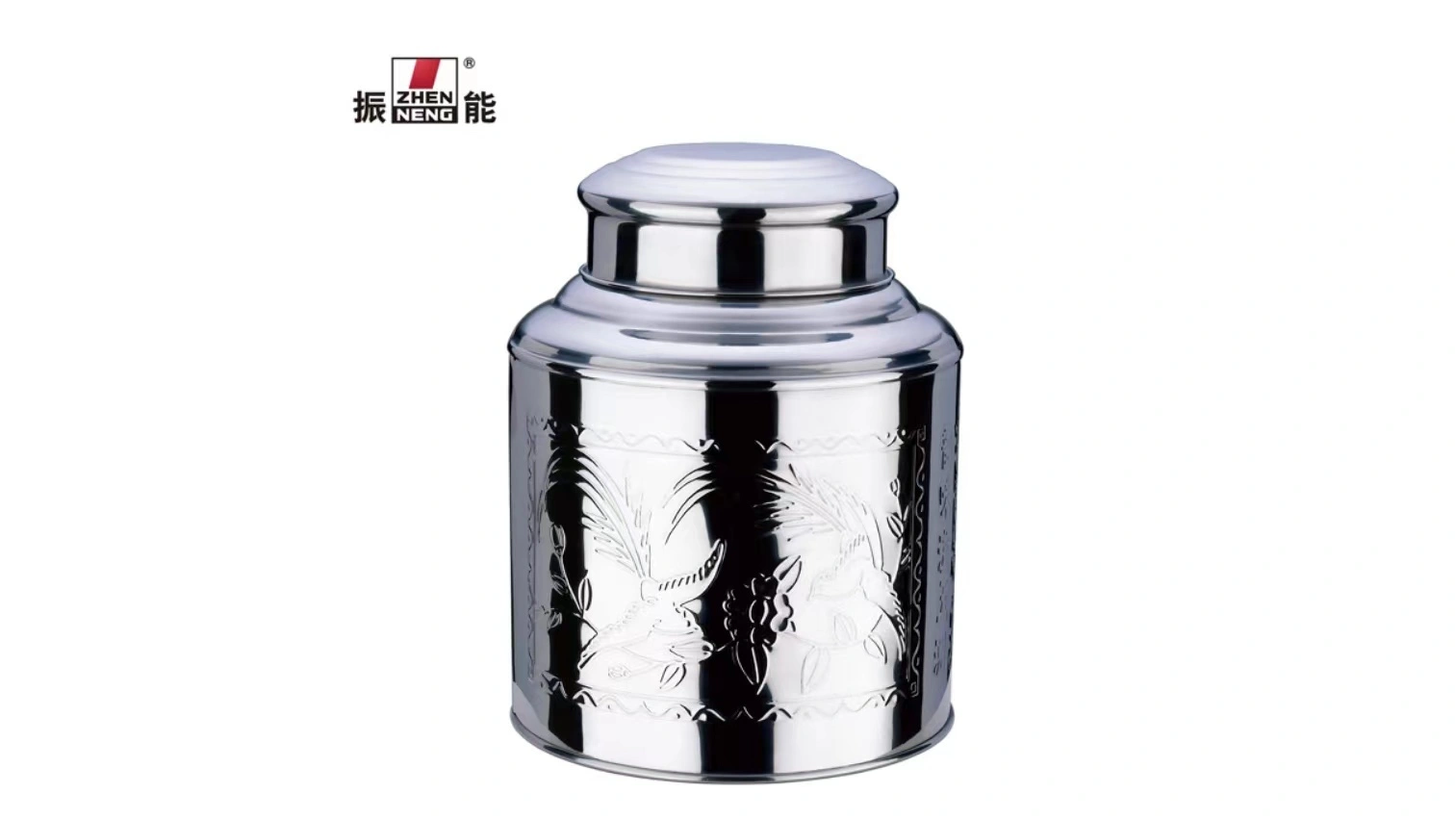 Best 150g stainless steel tea tins caddy wholesale tea tin container for package small size company - ZHENNENG 1