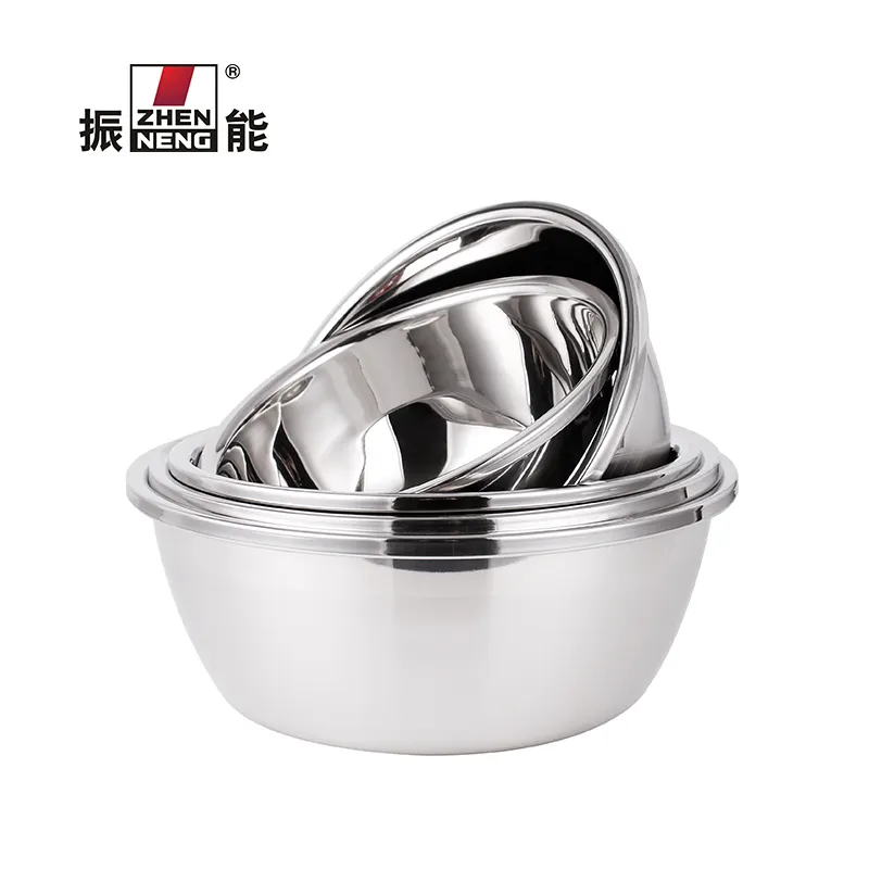 Stainless Steel Mixing Bowl - 24cm Round Kitchenware 2