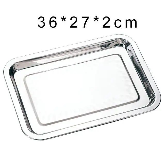 Deep Stainless Steel Rectangle Serving Tray 
- Superior Quality & Customizable Sizes 2