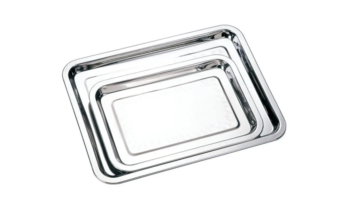 Best stainless steel grill plate bbq dinner plates serving tray metal rectangle serving tray company - ZHENNENG 1
