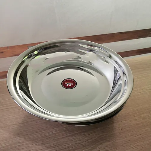 28cm Stainless Steel Vegetable Serving Tray - Metal Buffet Trays 6