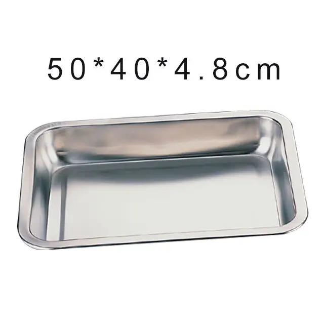 Custom Steel Tray: Rectangular 50cm Serving Platter 2
