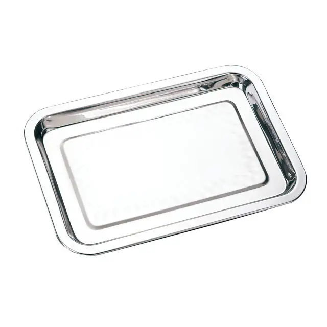 Stainless Steel BBQ Burger Tray - Dishwasher Safe and Customizable 2