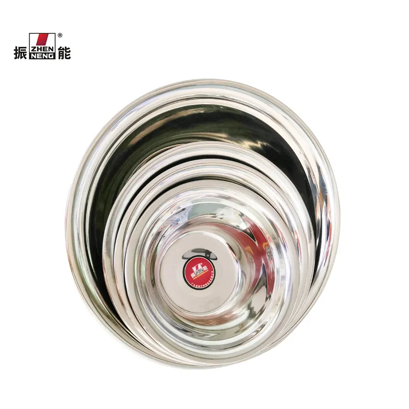 ZHENNENG 26cm Stainless Steel Mixing Bowl - High Quality 6