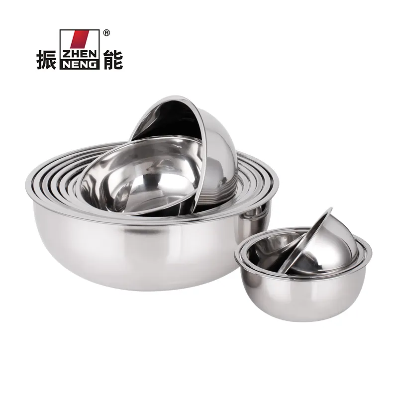 Ecofriendly Stainless Steel Serving Bowl Set - Customizable Specifications 3