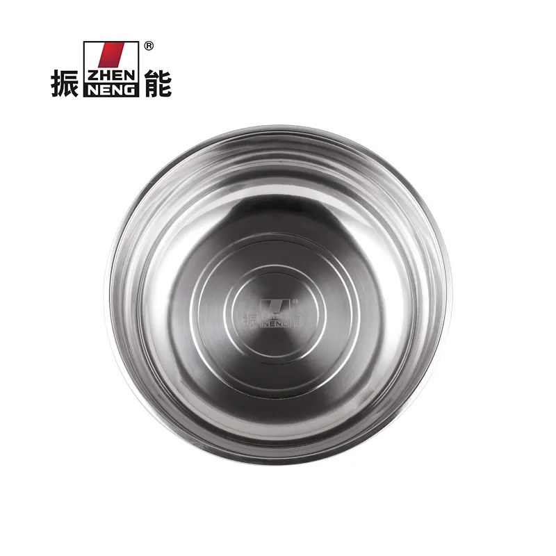 22cm Stainless Steel Mixing Bowl - Customizable Specifications - High-End Technology - Broad Application Range - ZHENNENG Quality 6