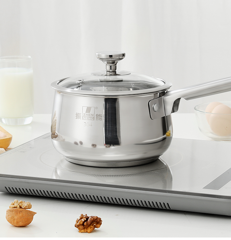 Quality Saucepan with Steamer Basket and Lid 2L Milk Pan for Cooking with Stay-cool Handle Manufacturer | ZHENNENG 21