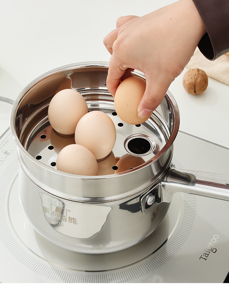 Quality Saucepan with Steamer Basket and Lid 2L Milk Pan for Cooking with Stay-cool Handle Manufacturer | ZHENNENG 23