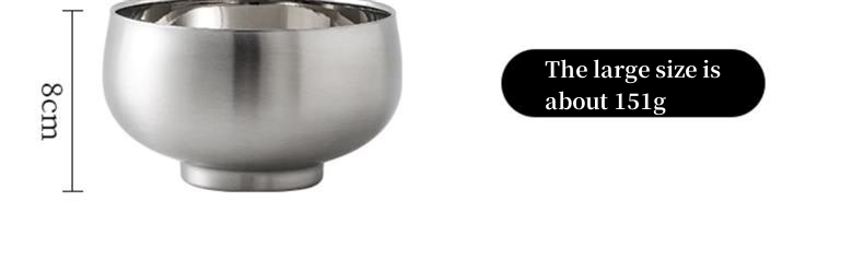 Insulated Stainless Steel Bowl - Hand Hammered Design 14