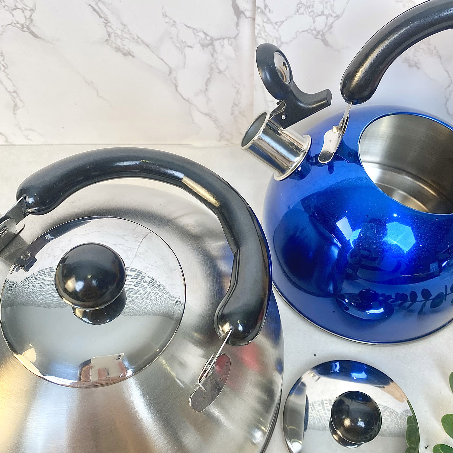 Stainless Steel Whistling Stovetop Tea Kettle, Water Boilers for Kitchen 1L,2L,3L,4L 19