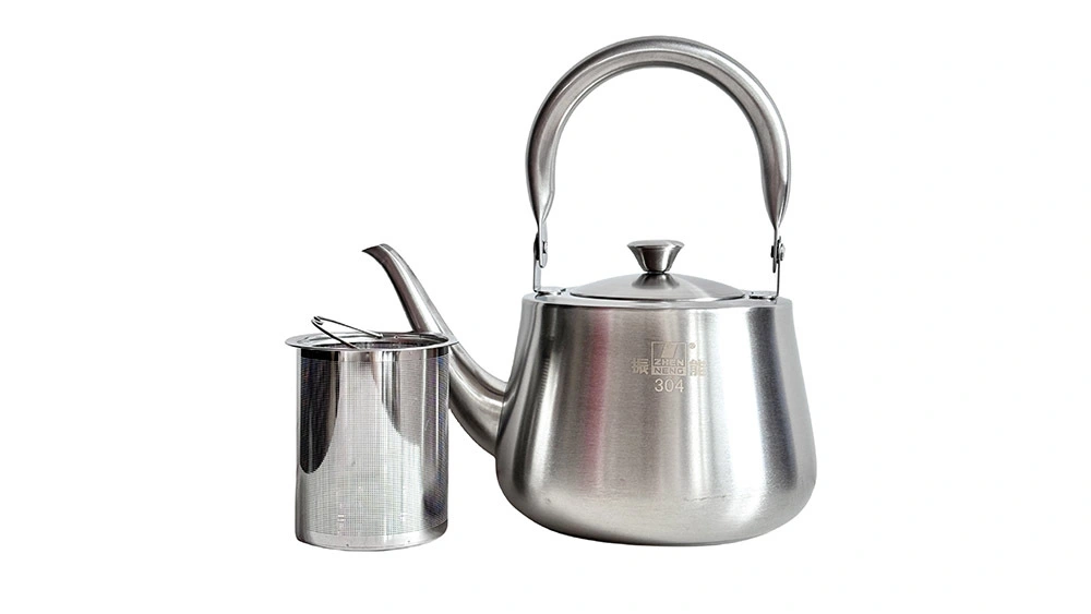 18/8 Stainless Steel Teapot With A Tiny Mesh Infuser Suitable For All Stove 1