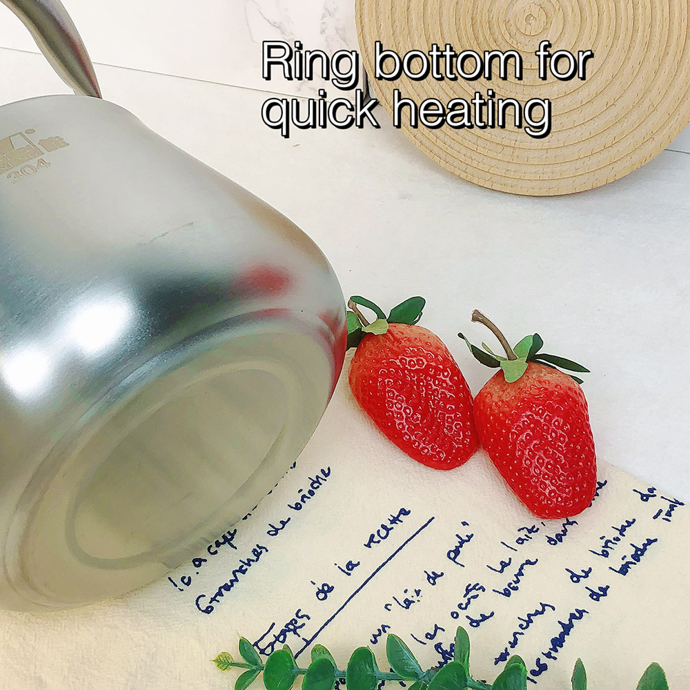 18/8 Stainless Steel Teapot With A Tiny Mesh Infuser Suitable For All Stove