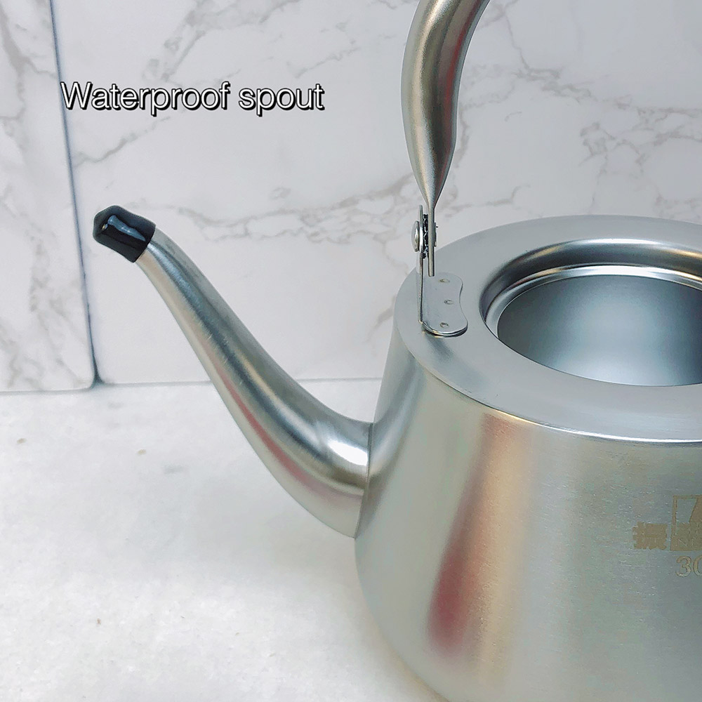 18/8 Stainless Steel Teapot With A Tiny Mesh Infuser Suitable For All Stove
