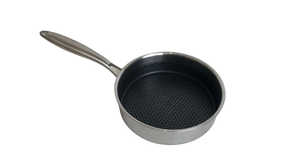 Tri-Ply Steel Honeycomb Texture Frying Pan Suitable For All Stove 1