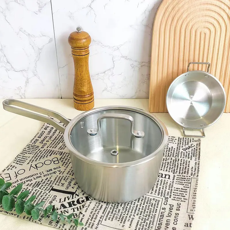 Tri-Ply Stainless Steel Saucepan Set 3