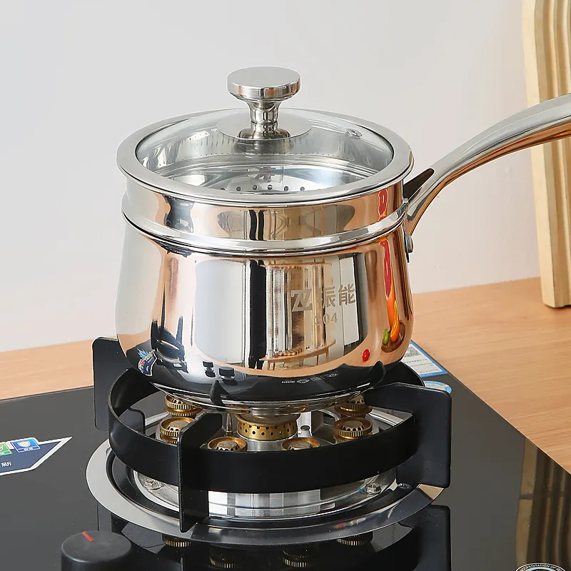 不锈钢蒸锅套装 - 4 合 1 3