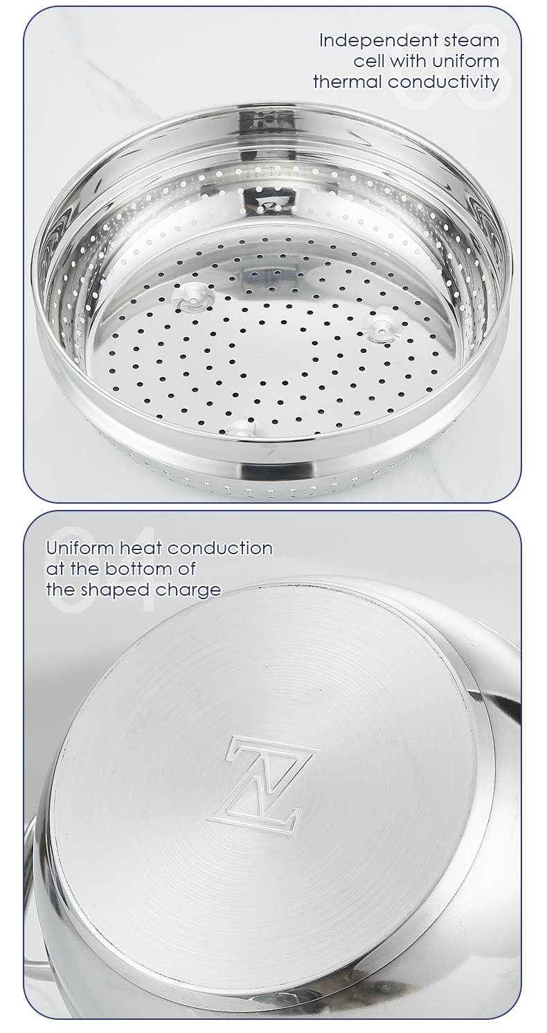 Quality 11 pcs all stainless steel kitchen cookware set multifunction cook ware pot and pan set Manufacturer | ZHENNENG 18