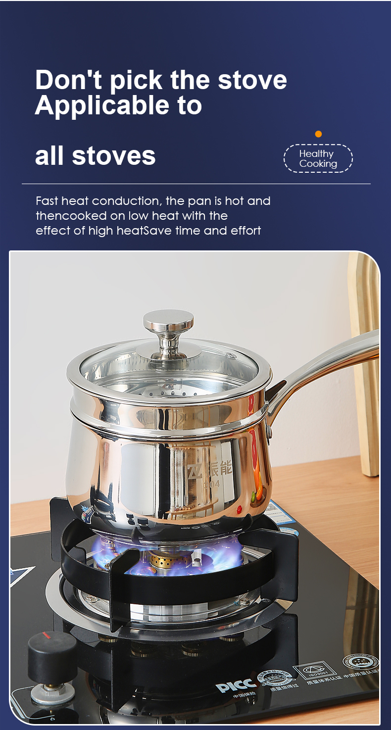 Quality 11 pcs all stainless steel kitchen cookware set multifunction cook ware pot and pan set Manufacturer | ZHENNENG 15