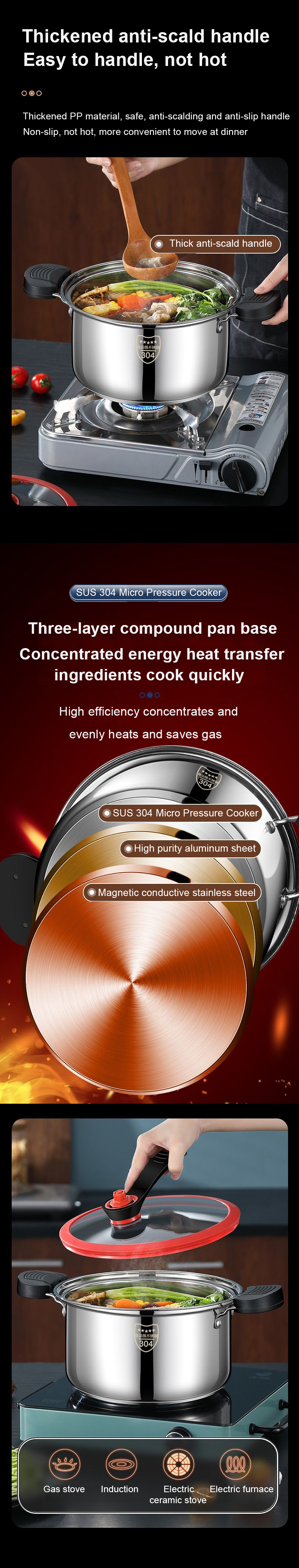 ZHENNEG Micro Pressure Cooker Wholesale 18