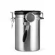 Date-Tracking Coffee Canister - Steel Clasp Lid Keeps Beans Fresh1 2