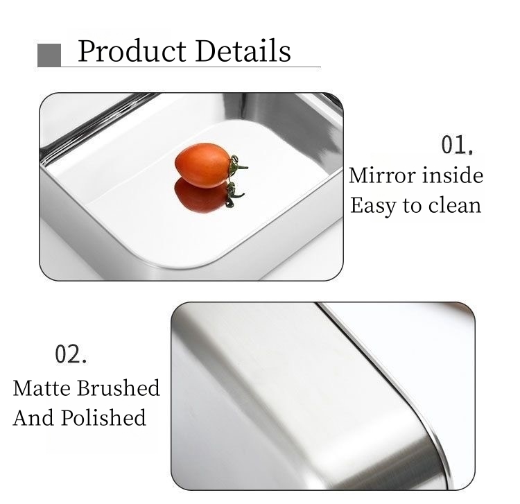 Wholesale Stainless Steel Lunch Box with a Wooden Lid - ZHENNENG 19