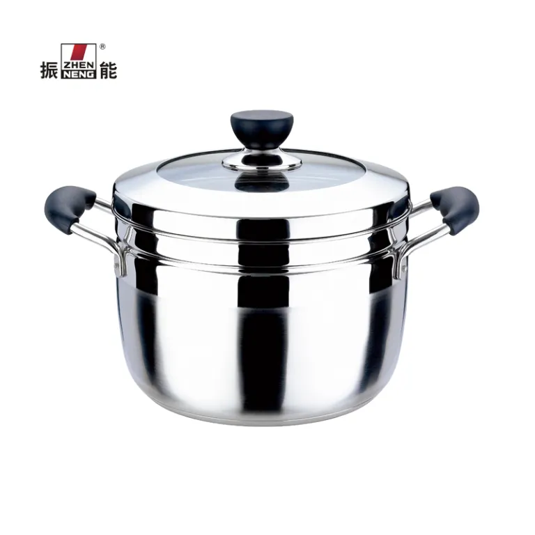 Quality 24cm New-designed and Multi-purpose Steaming with Bakelite Handle Steamer Pot Manufacturer | ZHENNENG