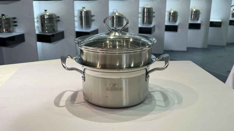 Multi-Layered Stainless Steel Soup Pots