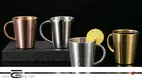 Stainless Steel Double Wall Mug with Handle - Customizable and Insulated - 320ml 1
