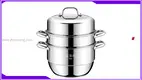 Huichu 3 Tier Stainless Steel Steamer - Best Quality Kitchen Cookware 1