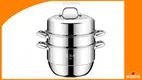 Quality Stainless Steel 3 Tier Steamer Pot - Huichu 28cm Cookware 1