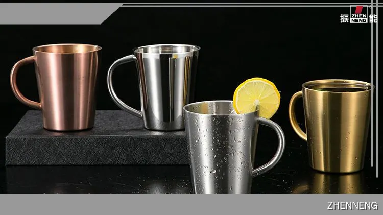 Stainless Steel Double Wall Mug: Ideal for Outdoor and Camping - 320ml 1