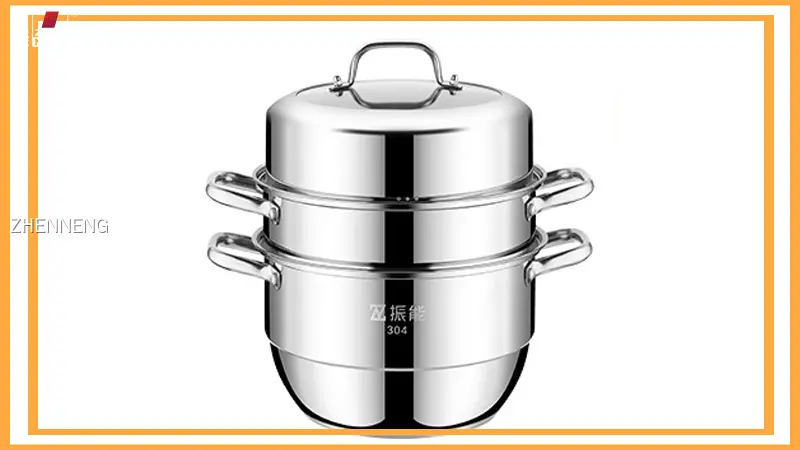 3 Tier Stainless Steel Steamer Set - Induction Friendly 1