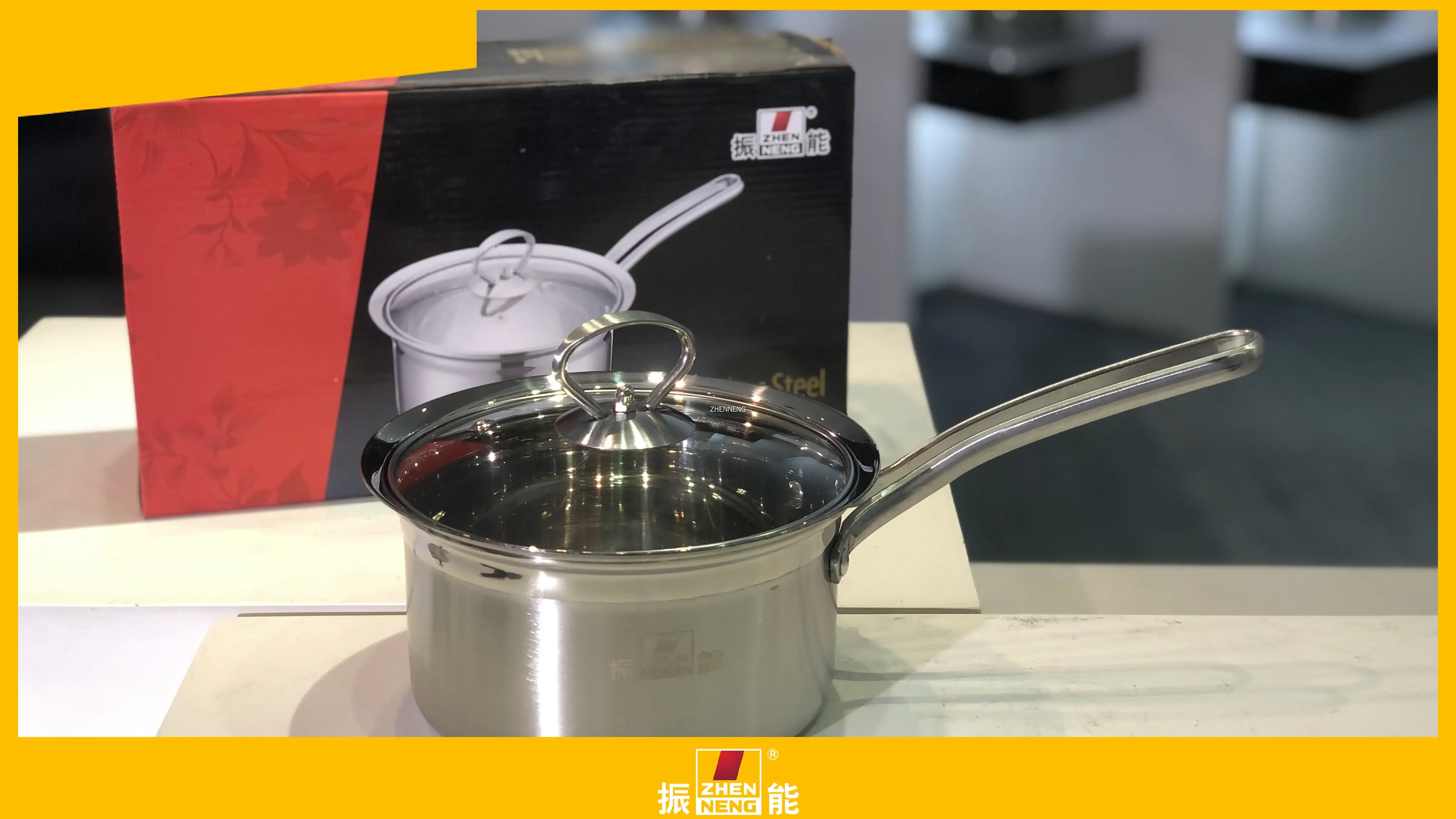 Stainless Steel Milk Pan with Lid - High Quality Supplier 1