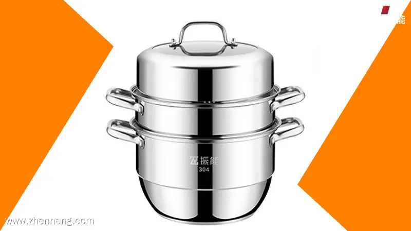 三层不锈钢蒸笼炊具 - 可定制且可用洗碗机清洗 1
