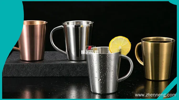 Stainless Steel Double Wall Travel Mug - Customizable &amp; Durable 1