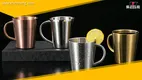 Stainless Steel Double Wall Mug with Handle - 320ml 1