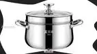 Stainless Steel Soup Pot with Steamer Insert - Customizable Size & Long-lasting Quality 1