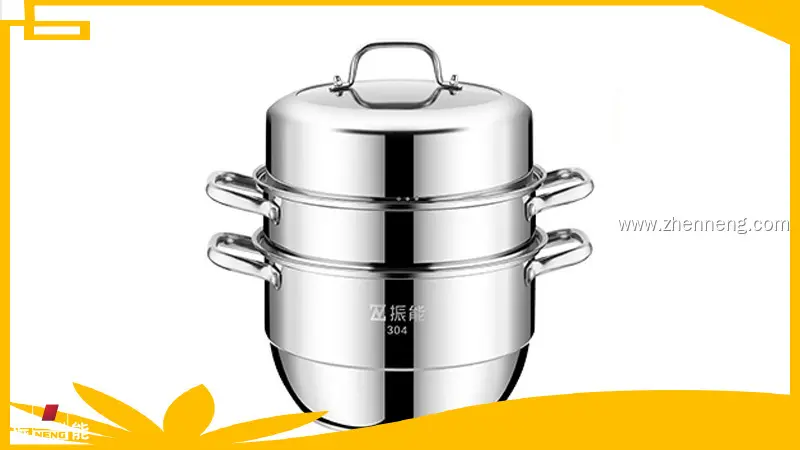 Double Ply Stainless Steel Steaming Set 1