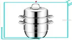 Stainless Steel 3 Tier Steamer Cookware - Customizable and Durable 1