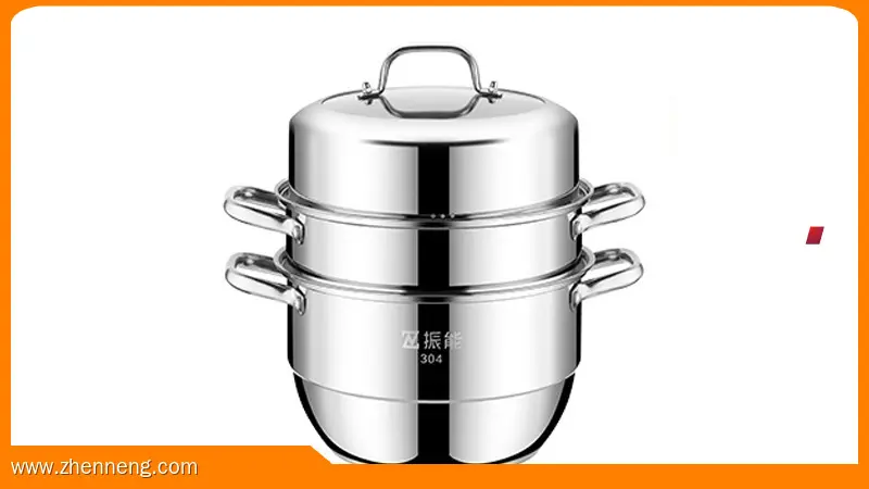 不锈钢三层蒸笼炊具 - 最佳套装 1