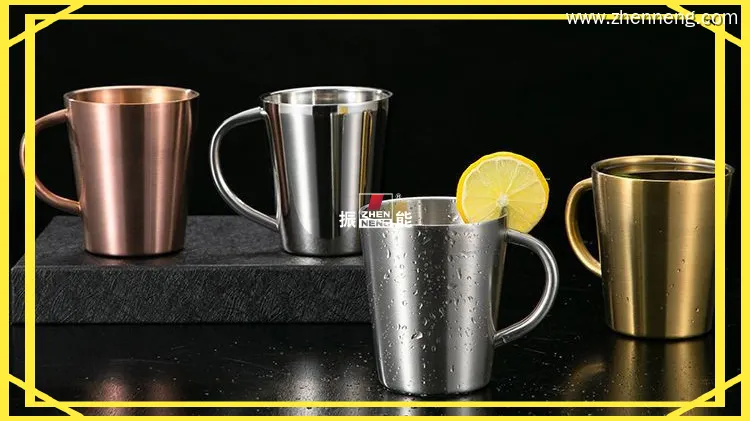 Stainless Steel Double Wall Tea Cup with Lid - Customizable & Insulated 1