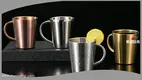 Double Walled Stainless Steel Mug with Handle - Customizable Travel Cups - 320ml 1