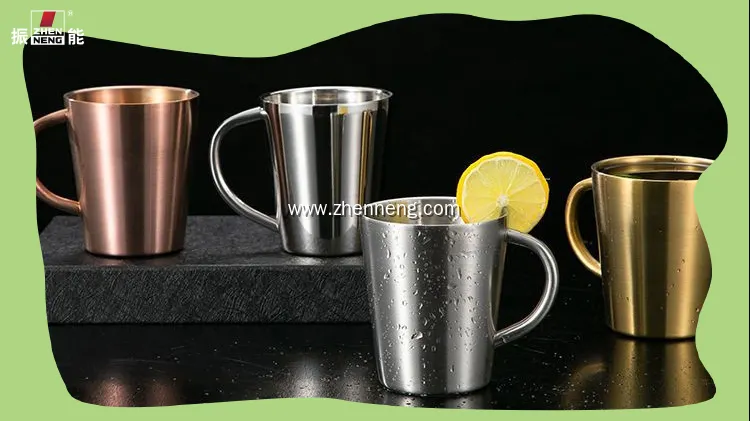 Mug à double paroi en acier inoxydable - Personnalisable et portable 1